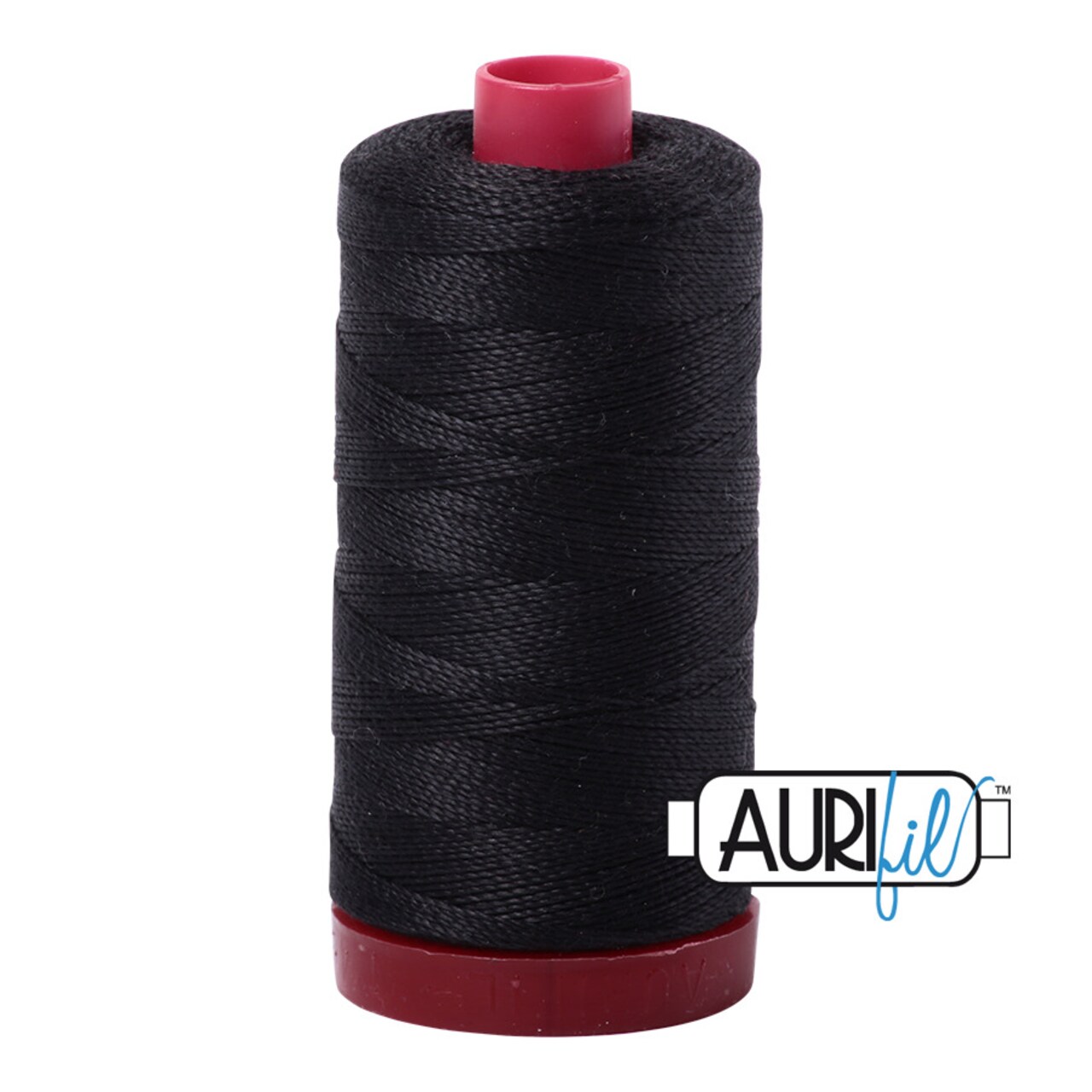 Very Dark Grey (4241) | 12wt Large Spool (325M / 356Y) | Aurifil Thread